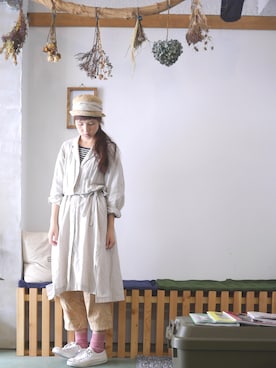「ナチュ会」｜まいみさん（レディース・164cm）の夏コーディネート