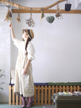 「ナチュ会」｜まいみさん（レディース・164cm）の夏コーディネート