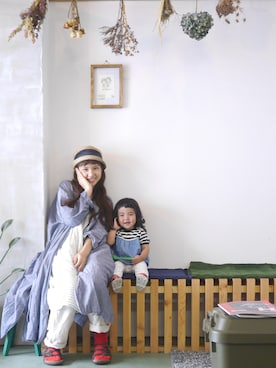 「ナチュ会」｜まいみさん（レディース・164cm）の夏コーディネート