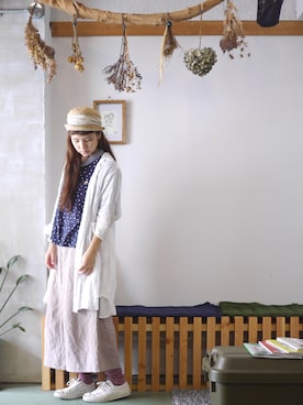 「ナチュ会」｜まいみさん（レディース・164cm）の夏コーディネート