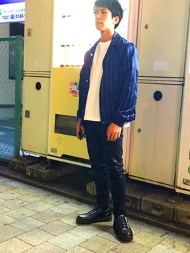 「SCYE BASICS（サイベーシックス）のアイテム（Tシャツ/カットソー）」を使った、nabeさん（メンズ・168cm）の春コーディネート