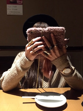 「LILY BROWN（リリーブラウン）のアイテム（財布/小物）」を使った、Haruさん（レディース・161cm）の秋コーディネート