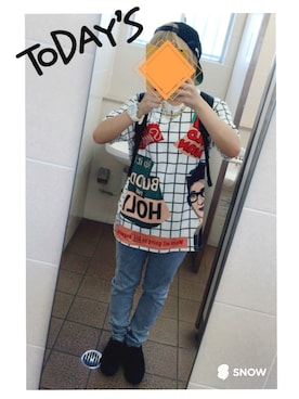 「Decorative（デコラティブ）のアイテム」を使った、ひときちさん（レディース・152cm）の夏コーディネート