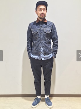 Ikuo Mitaniさん（メンズ・171cm）の秋コーディネート