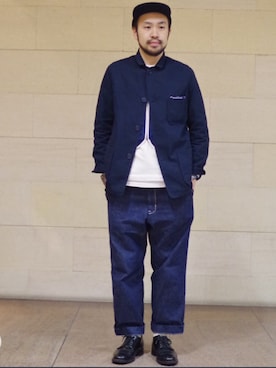 「ALDEN」｜Ikuo Mitaniさん（メンズ・171cm）の冬コーディネート