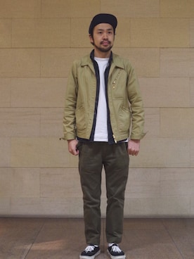 「KENNETH FIELD」｜Ikuo Mitaniさん（メンズ・171cm）の春コーディネート