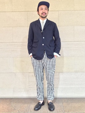 「KENNETH FIELD」｜Ikuo Mitaniさん（メンズ・171cm）の春コーディネート