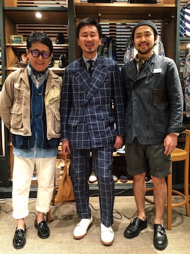 「KENNETH FIELD」｜Ikuo Mitaniさん（メンズ・171cm）の春コーディネート