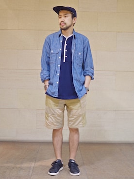 「KENNETH FIELD」｜Ikuo Mitaniさん（メンズ・171cm）の春コーディネート