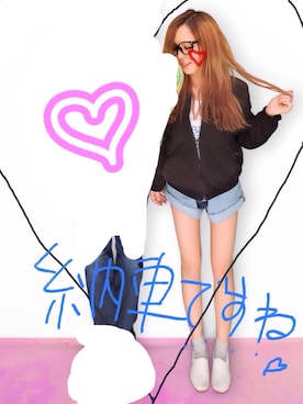 「MOUSSY（マウジー）のアイテム（スタジャン）」を使った、さらつもさん（レディース・154cm）の秋コーディネート