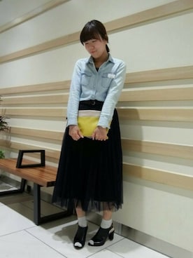 「interstaple（インターステイプル）のアイテム」を使った、☆Rie☆さん（レディース・161cm）の冬コーディネート