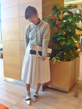 「interstaple（インターステイプル）のアイテム」を使った、☆Rie☆さん（レディース・161cm）の春コーディネート