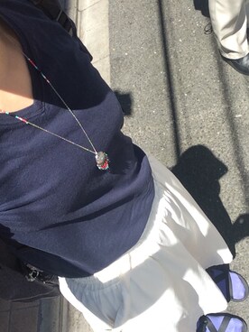 「Gramicci（グラミチ）のアイテム（シューズ）」を使った、ひらた あゆみさん（レディース・168cm）の春コーディネート