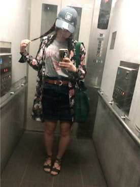 「HIGH CLASS（ハイクラス）のアイテム」を使った、satoko toyofukuさん（レディース・158cm）の夏コーディネート