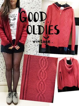 「70's」｜「アイテム（その他アウター）」を使った、Good Oldies Vintageさん（レディース・162cm）の秋コーディネート