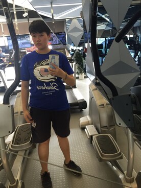 「MLB（メジャーリーグベースボール）のアイテム（パンツ）」を使った、骑马的牛二郎さん（レディース・167cm）の春コーディネート