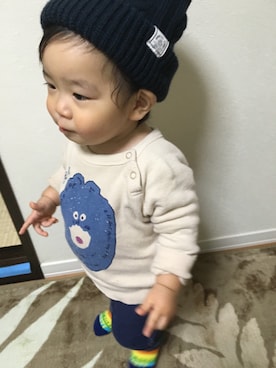 Aymさん（キッズ・70cm）の冬コーディネート