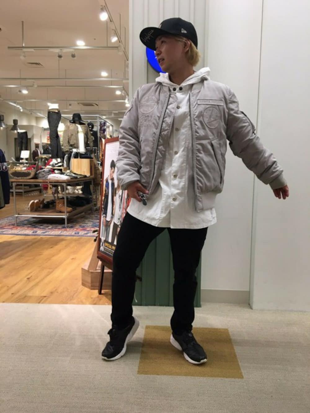 グレー MA-1ジャケット メンズ Alpha Industries MA-1 メンズ ALPHA アルファ WAIPER別注