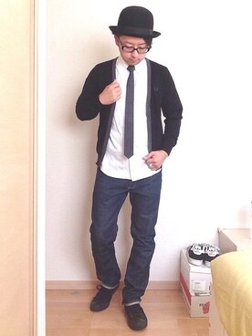 ボーラーハット のメンズ人気ファッションコーディネート Wear