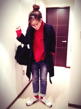 miyakoさん（レディース・159cm）の冬コーディネート