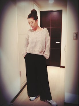 「おだんごヘア」｜「アイテム（その他）」を使った、miyakoさん（レディース・159cm）の冬コーディネート