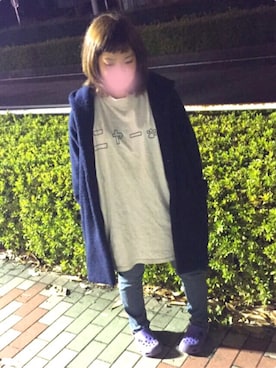 「ダル着」｜「アイテム（ダッフルコート）」を使った、こなっさん（レディース・143cm）の冬コーディネート