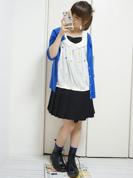 「rough（ラフ）のアイテム（トップス）」を使った、nao_mamekoさん（レディース・152cm）の春コーディネート