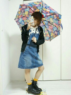 Aiko アイコ の折りたたみ傘を使ったレディース人気ファッションコーディネート Wear