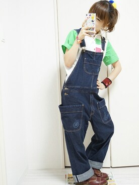 「AIKO（アイコ）のアイテム（アクセサリー）」を使った、nao_mamekoさん（レディース・152cm）の夏コーディネート