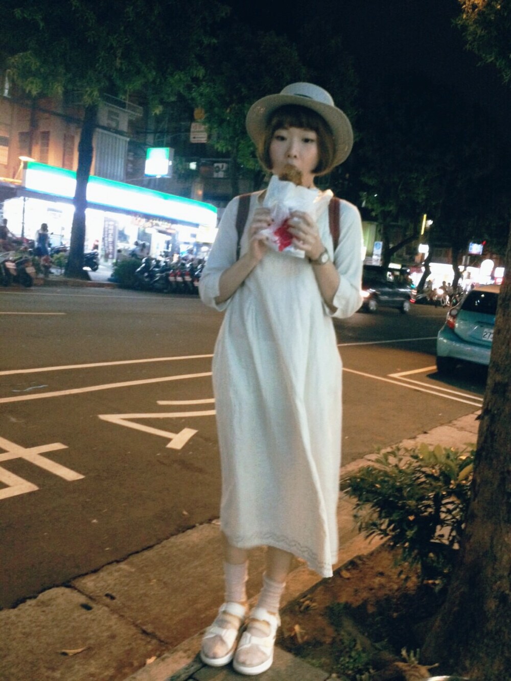 「台湾、SM2、MBT、+10、girl、short hair、50%」｜「5のアイテム（ハット、グレー系）」を使った、ファン💡さん（レディース・163cm）の夏コーディネートの1枚目の写真