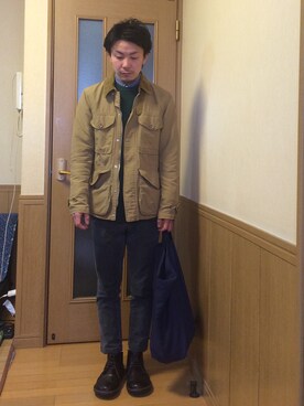 「アイテム（その他アウター）」を使った、nakaakiさん（メンズ・165cm・20代）の冬コーディネート
