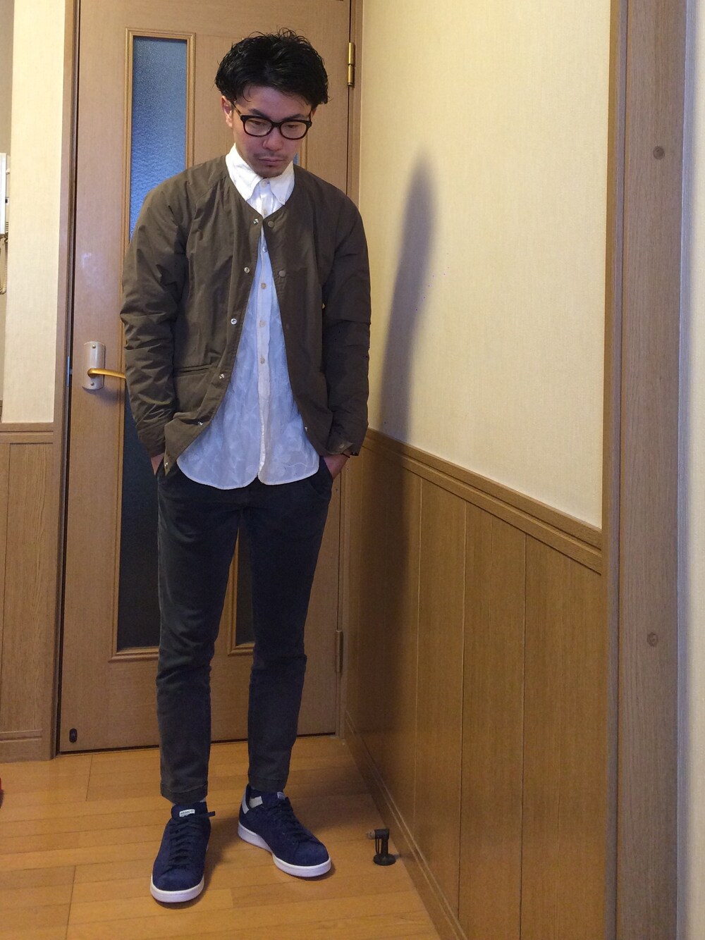 A VONTADEのノーカラージャケットを使ったメンズ人気
