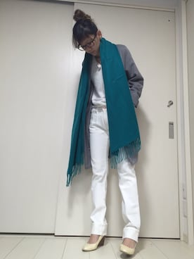「さしいろ」｜「アイテム（ジャケット/アウター）」を使った、はりねずみさん（レディース・160cm）の春コーディネート