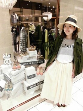 Salon de la Trinite'博多店スタッフさんのコーディネート