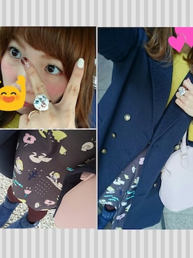 「福袋コーデ」｜「アイテム（チェスターコート）」を使った、misato　さん（レディース・156cm）の冬コーディネート