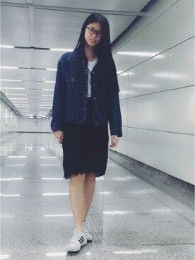 「CBOMBのアイテム」を使った、SYLVIA_さん（レディース・161cm）の秋コーディネート