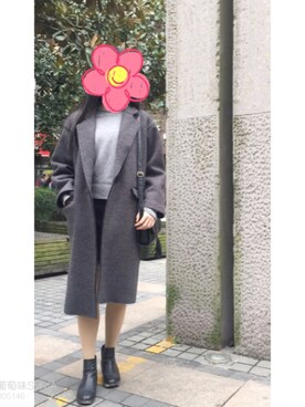 「CBOMBのアイテム」を使った、SYLVIA_さん（レディース・161cm）の秋コーディネート