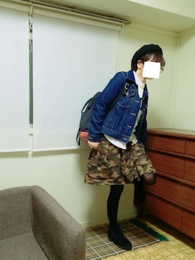 「ina-（イナ）のアイテム」を使った、anさん（レディース・155cm）の冬コーディネート