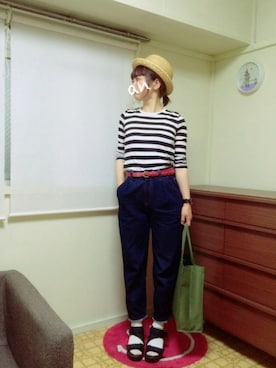 anさん(レディース・155cm)の夏コーディネート