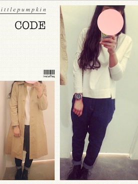 「アイテム（アナログ腕時計、ピンク系）」を使った、まゆ♡ᵕ̈*⑅୨୧さん（レディース・164cm）の春コーディネート