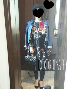 「chanel」｜「アイテム（ハンチング/ベレー帽）」を使った、Jasmine♡さん（レディース・160cm）の秋コーディネート