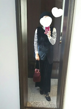 「machatt（マチャット）のアイテム（その他アウター）」を使った、Jasmine♡さん（レディース・160cm）の冬コーディネート