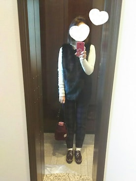 「machatt（マチャット）のアイテム（その他アウター）」を使った、Jasmine♡さん（レディース・160cm）の冬コーディネート