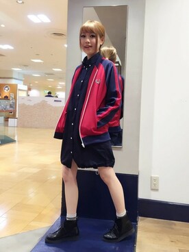 ブルゾンを使った 春ワンピ の人気ファッションコーディネート Wear