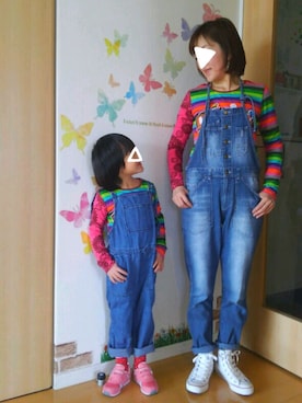 「Desigual（デシグアル）のアイテム（Tシャツ/カットソー）」を使った、mintoさん（レディース・156cm）の春コーディネート
