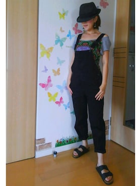 「Desigual（デシグアル）のアイテム（Tシャツ/カットソー）」を使った、mintoさん（レディース・155cm）の夏コーディネート