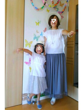 mintoさん（キッズ・110cm）の夏コーディネート