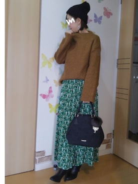 「Desigual」｜「アイテム（その他アウター）」を使った、mintoさん（レディース・155cm）の秋コーディネート