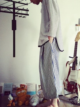 「SHAUN SAMSON（ショーンサムソン）のアイテム」を使った、岡 純平さん（メンズ・175cm）の夏コーディネート