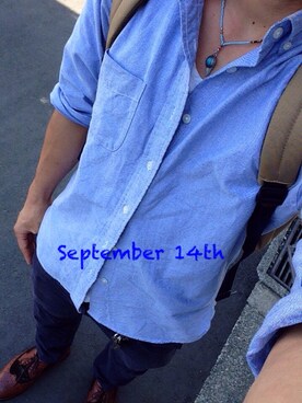 　とまとさん（メンズ・170cm）の秋コーディネート